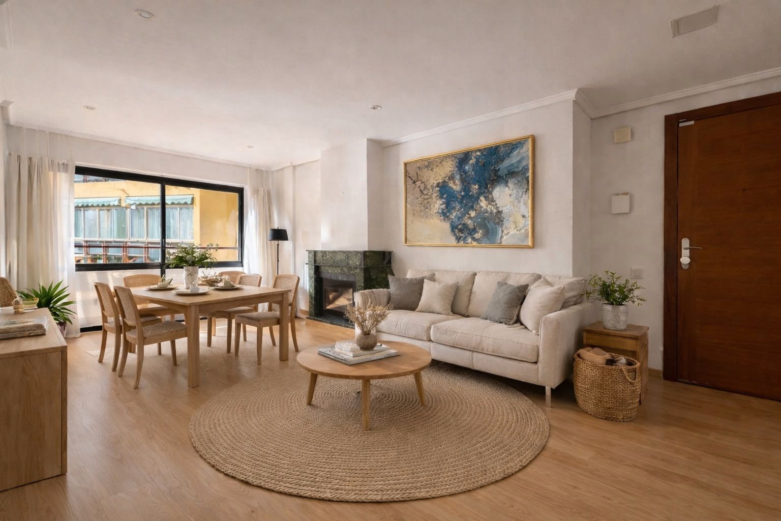 Sala d'estar de Pis en venda en  Valencia Capital amb Calefacció i Balcó