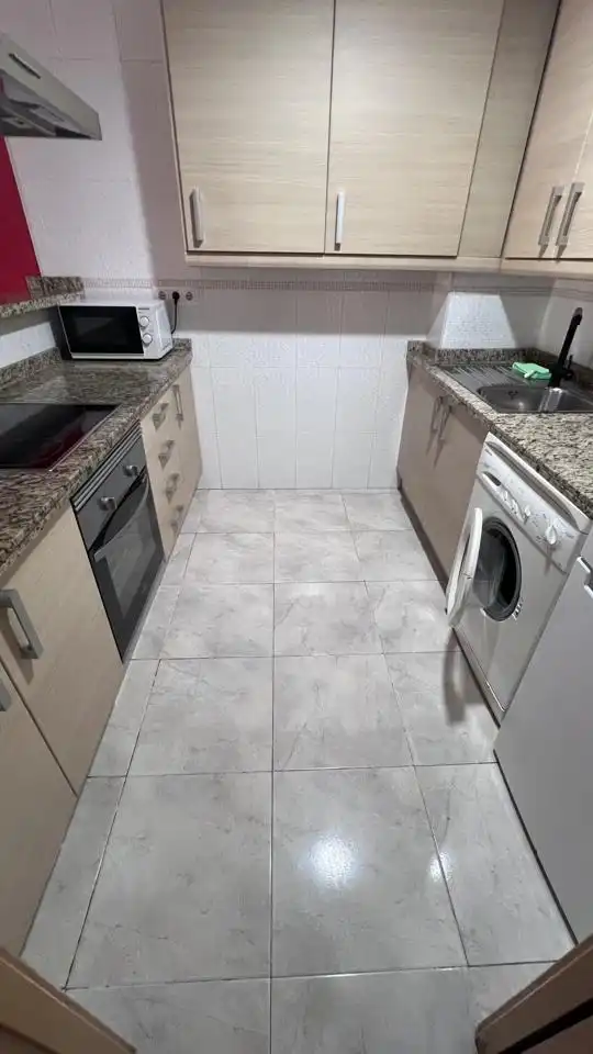 Cuina de Apartament en venda en Benicarló amb Aire condicionat, Terrassa i Moblat