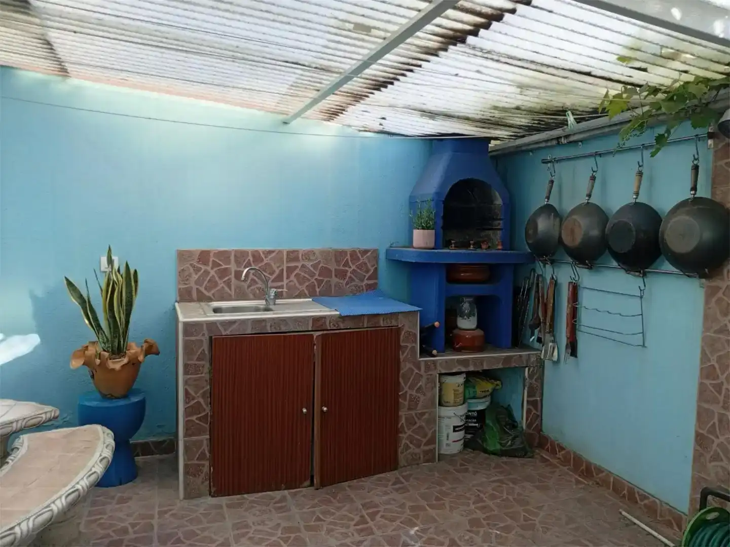 Cocina de Piso en venta en Madrid con Jardín privado y Trastero