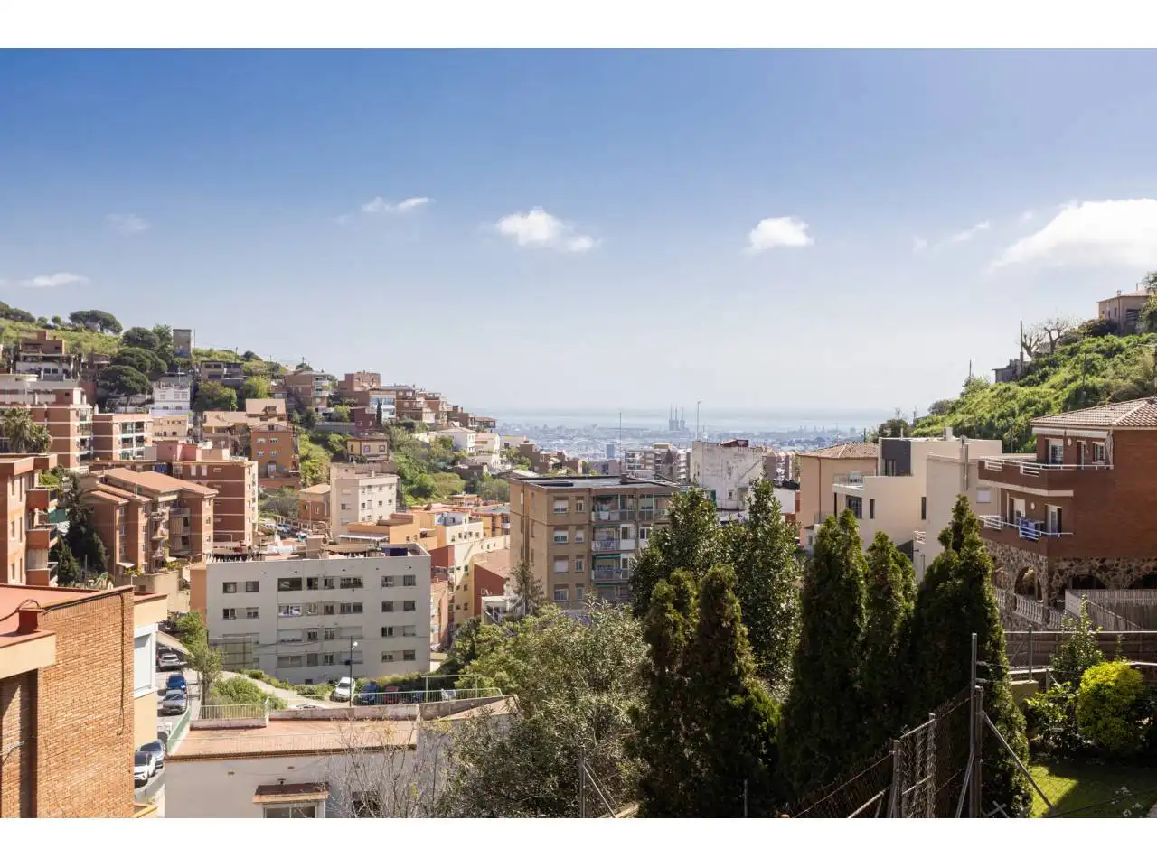 Exterior view of Houses for sale in Barcelona  with Air Conditioner, Heating and Terrace