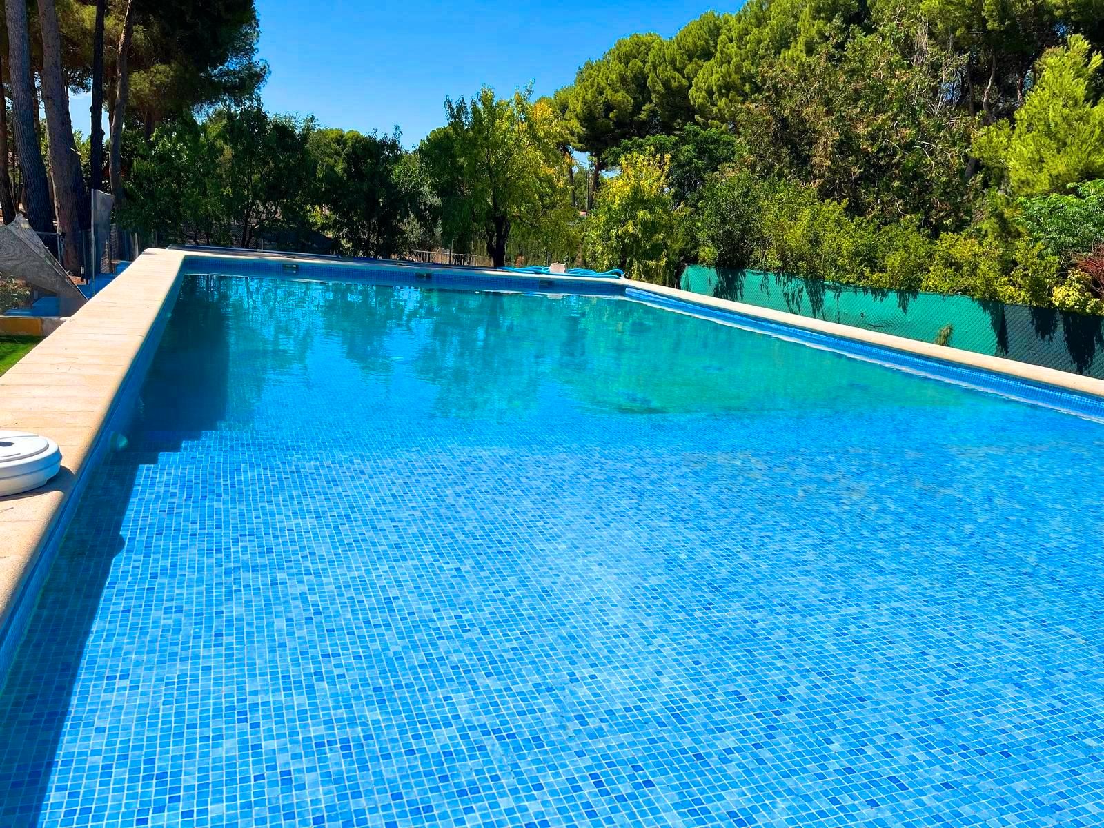 Swimming pool of House or chalet for sale in  Albacete Capital  with Air Conditioner, Heating and Private garden