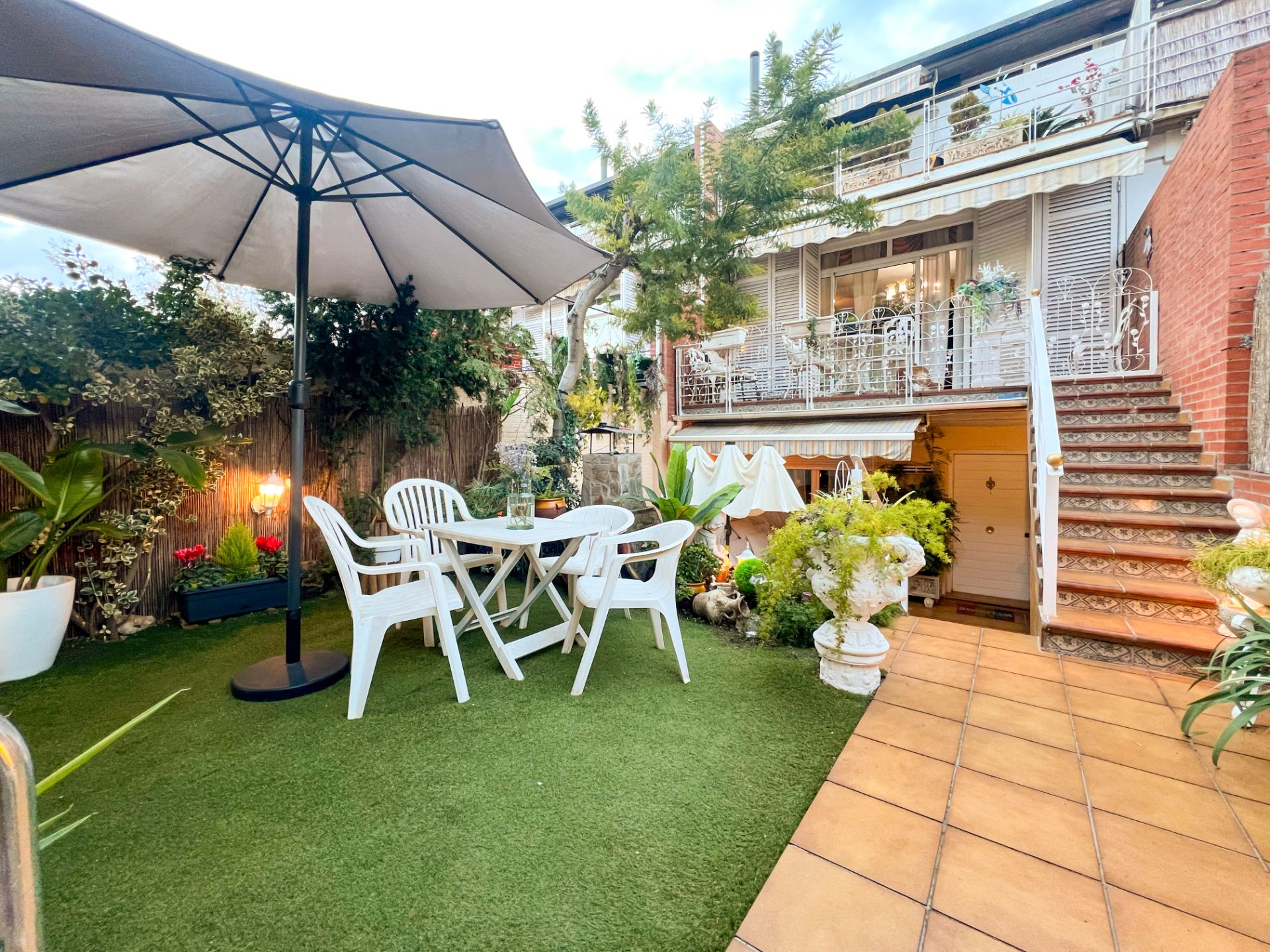 Terrassa de Casa adosada en venda en Mollet del Vallès amb Aire condicionat, Calefacció i Jardí privat