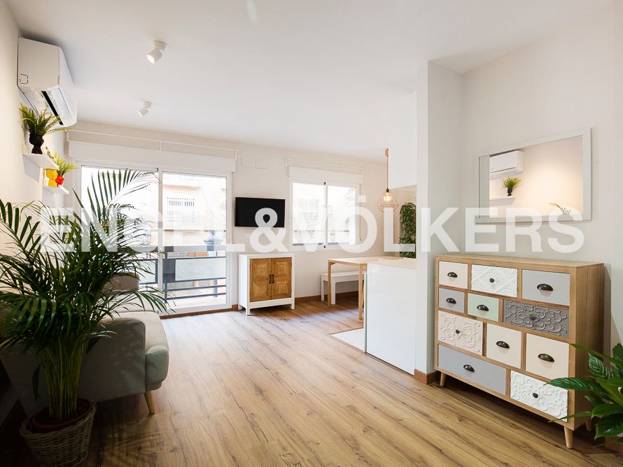 Vista exterior de Pis de lloguer en  Valencia Capital amb Aire condicionat, Calefacció i Parquet