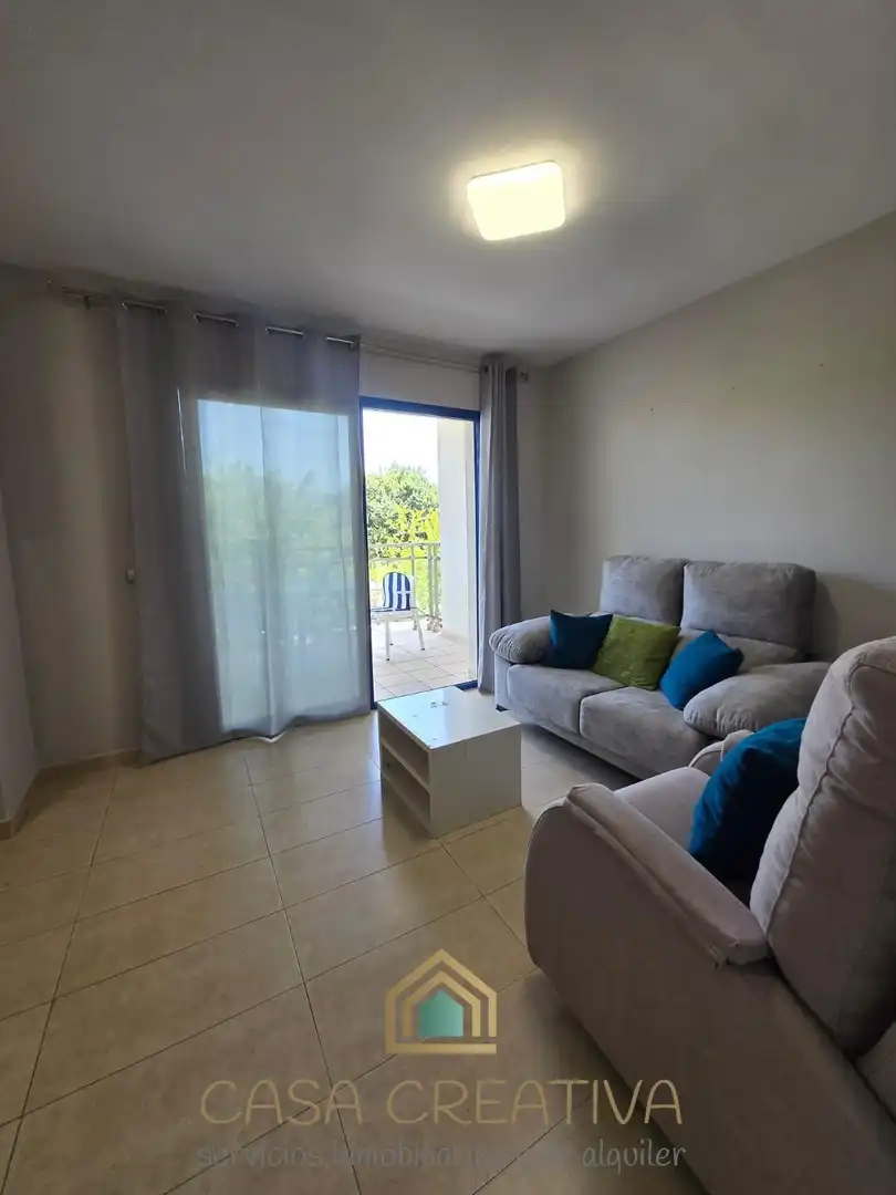 Living room of Apartments for rent in Puçol  with Air Conditioner, Private garden and Furnished