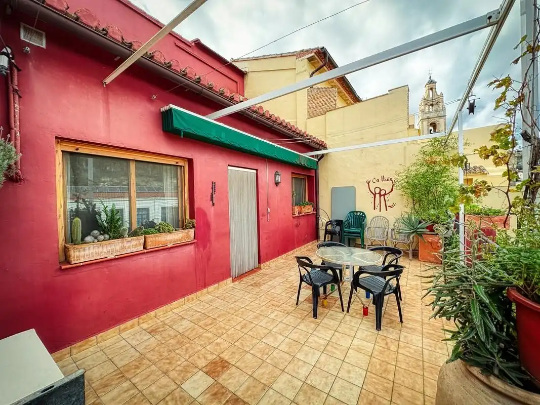 Terraza de Casa o chalet en venta en La Vall de Laguar con Aire acondicionado, Calefacción y Jardín privado