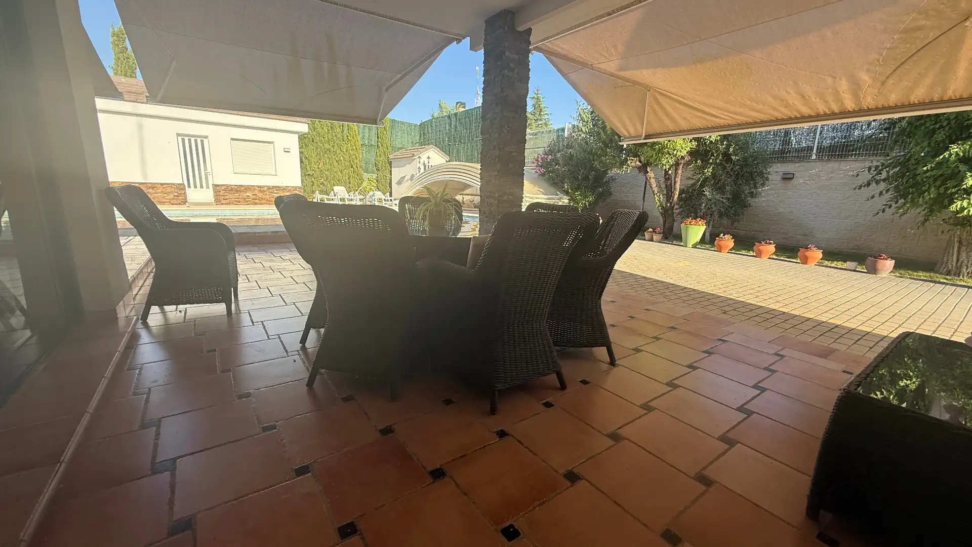 Terrasse von Haus oder Chalet zum Verkauf in Albacete mit Klimaanlage, Heizung und Privatgarten