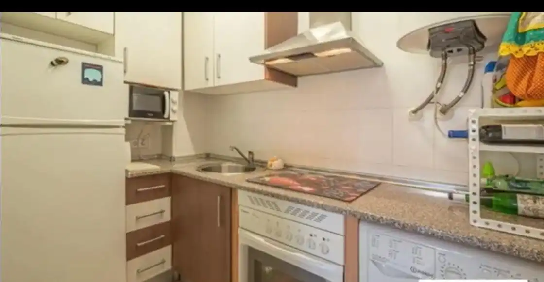 Cuina de Apartament en venda en Manilva amb Aire condicionat, Terrassa i Traster