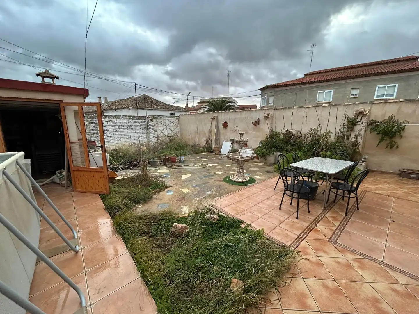 Terrassa de Casa o xalet en venda en Villalpardo amb Aire condicionat, Jardí privat i Terrassa