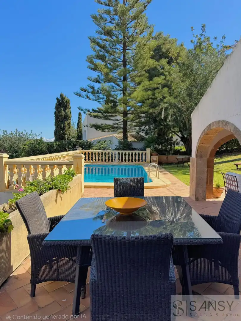 Garden of Houses for sale in Jávea / Xàbia  with Heating, Storage room and Swimming Pool