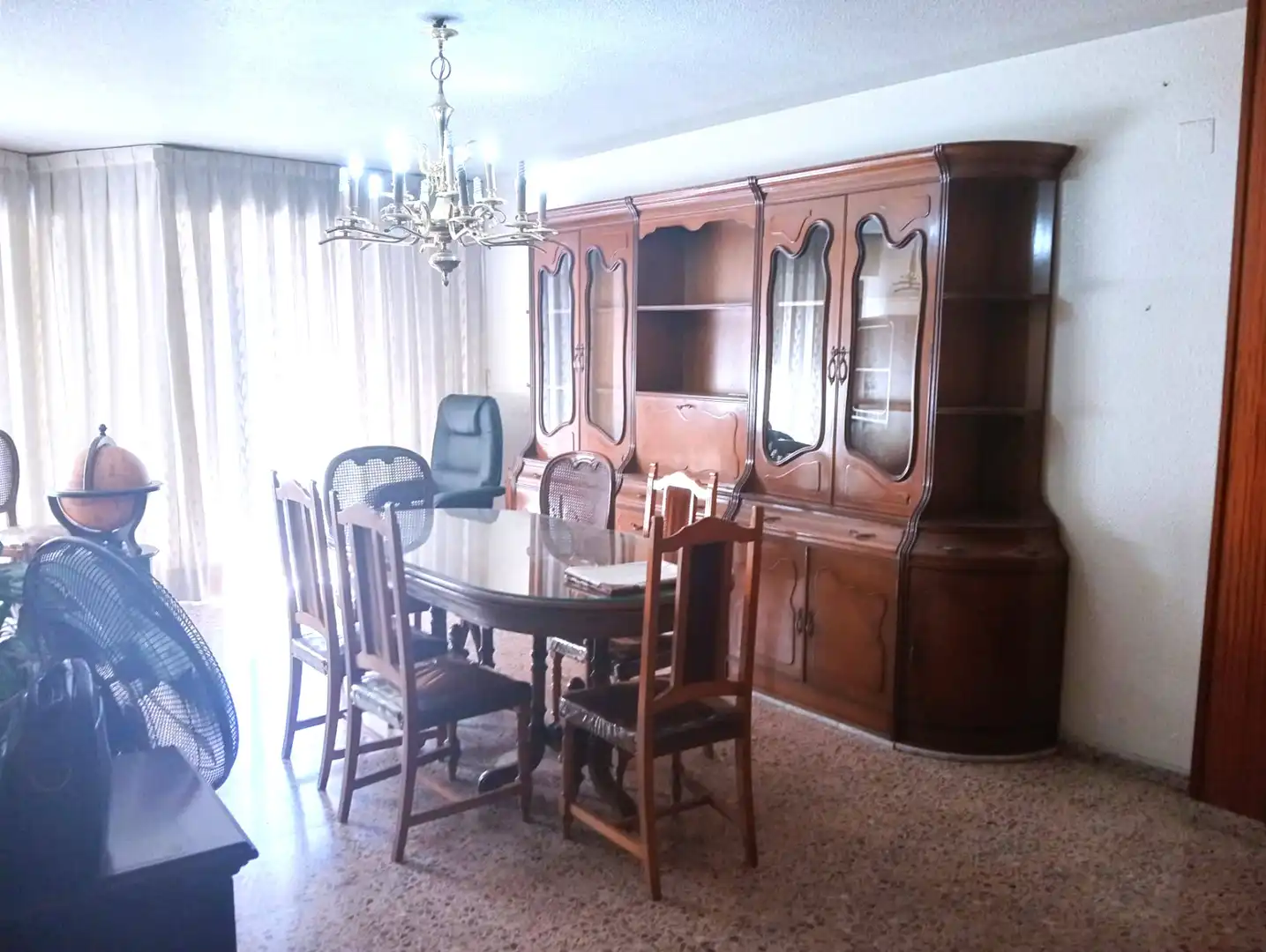 Comedor de Piso de alquiler en Valencia con Amueblado y Balcón