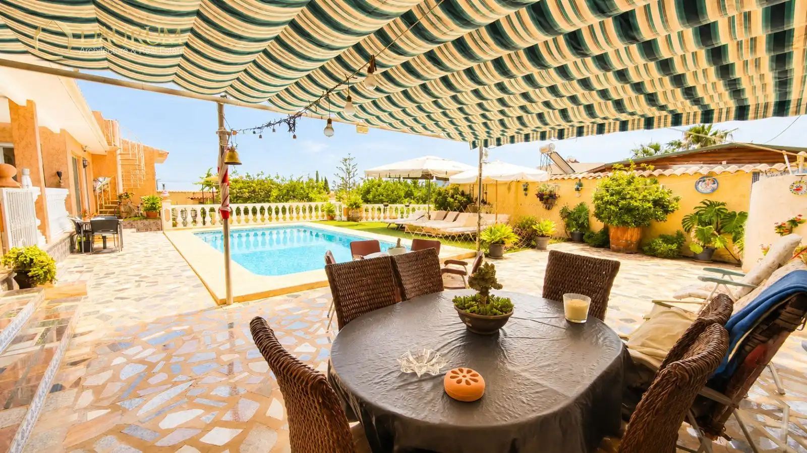 Terrace of Houses for sale in L'Alfàs del Pi  with Air Conditioner, Terrace and Storage room