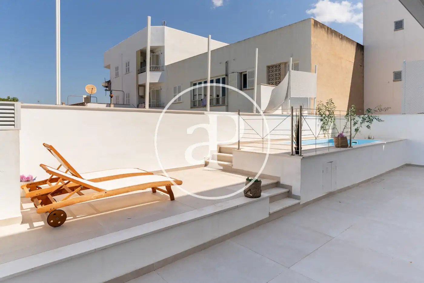 Terraza de Piso de alquiler en Ses Salines con Aire acondicionado, Calefacción y Terraza