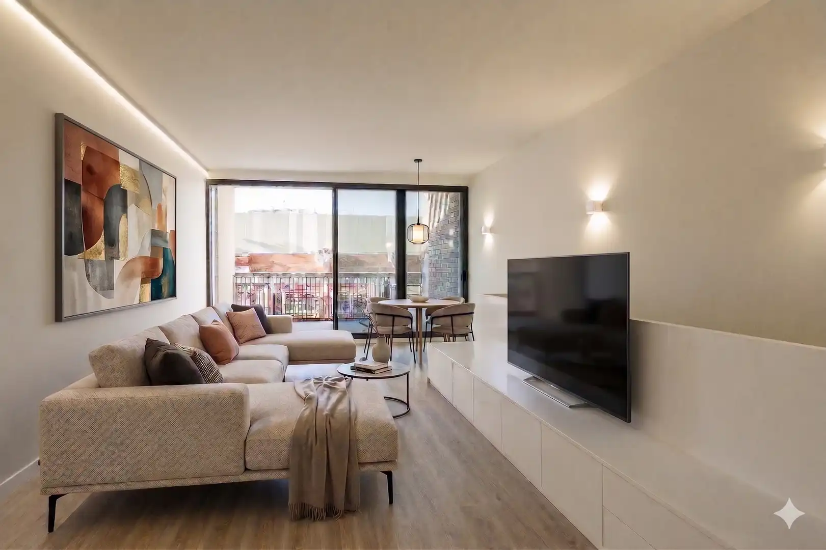 Sala de estar de Casa o chalet en venta en Molins de Rei con Aire acondicionado, Calefacción y Jardín privado
