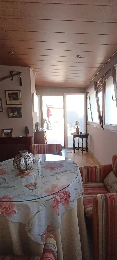 Dining room of Attic for sale in Alcoy / Alcoi  with Air Conditioner, Parquet flooring and Terrace