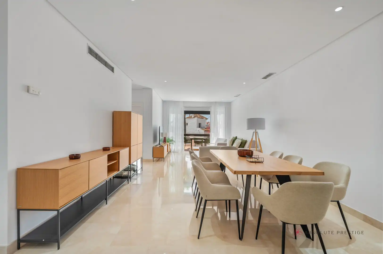Dining room of Attic for rent in Estepona  with Air Conditioner, Terrace and Swimming Pool
