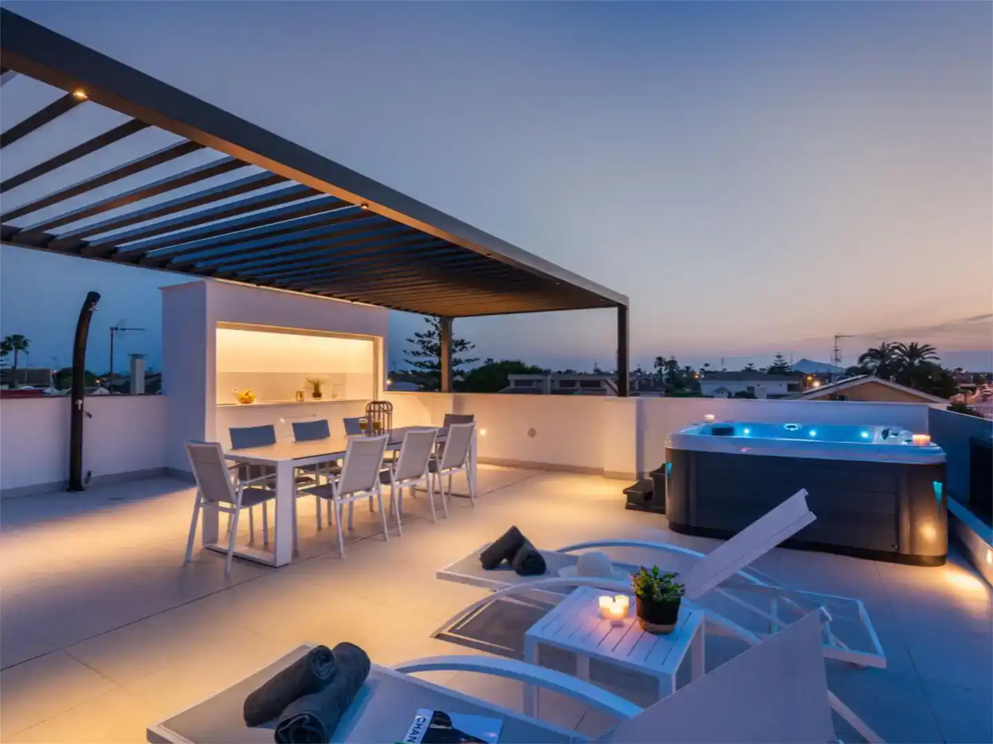 Terraza de Casa o chalet en venta en San Javier con Aire acondicionado, Piscina y Balcón