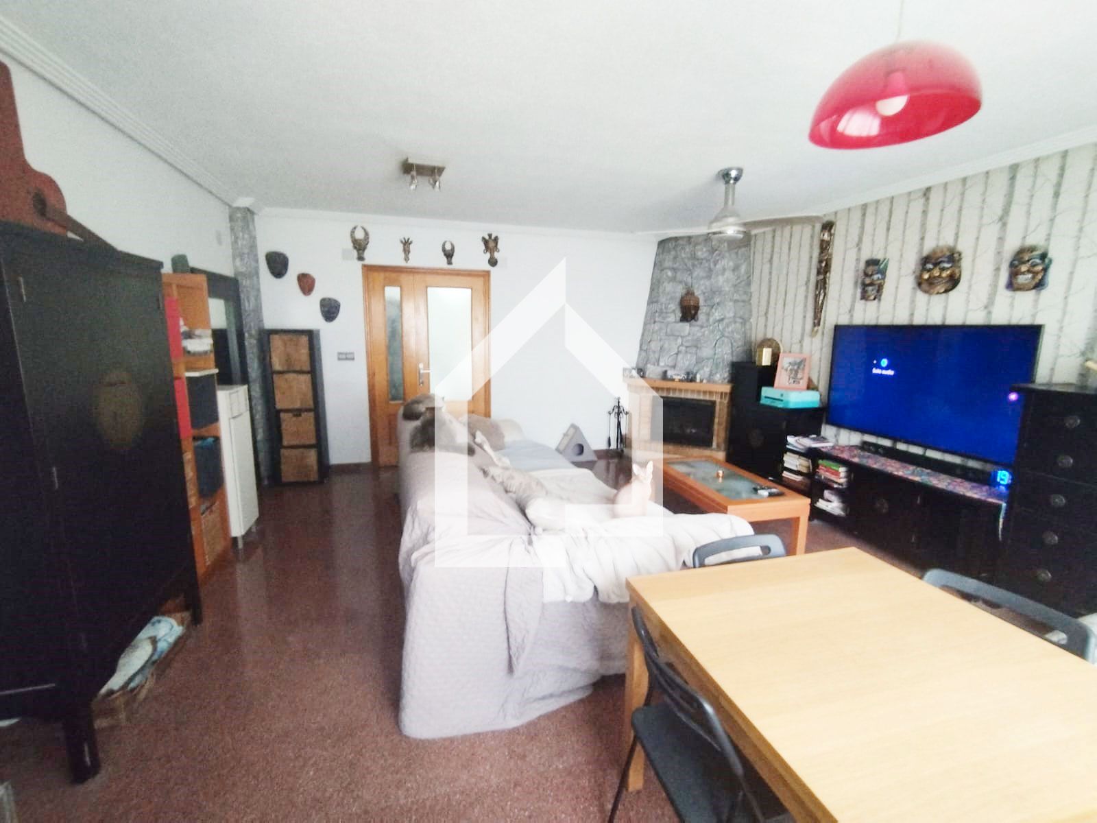 Sala d'estar de Casa adosada en venda en Mutxamel amb Aire condicionat i Terrassa