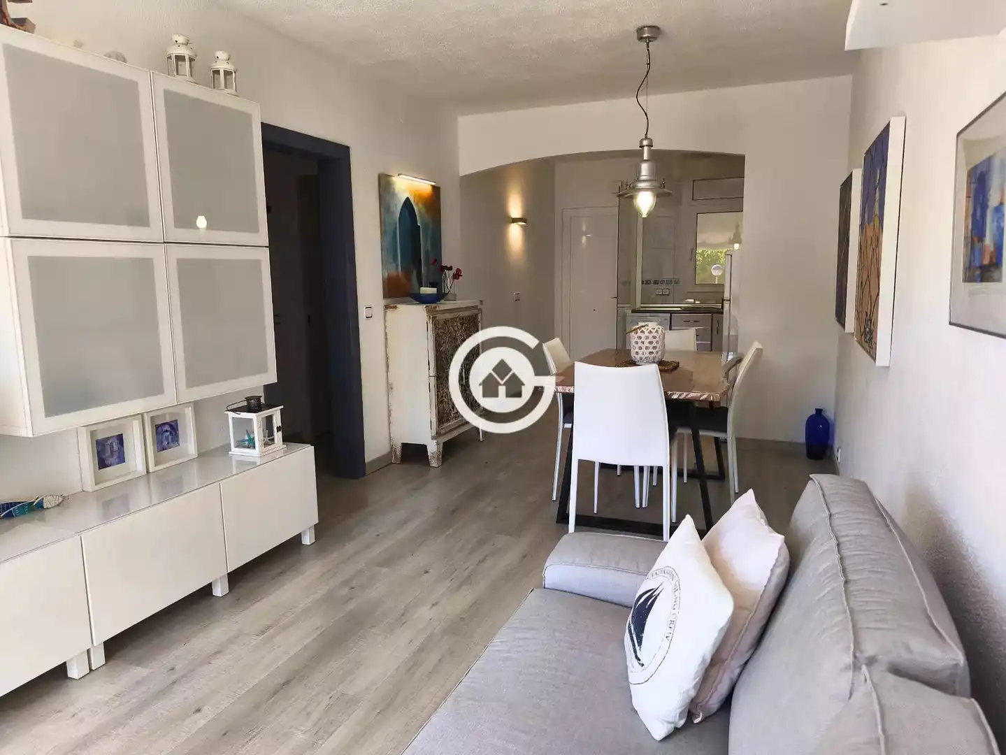 Sala de estar de Piso en venta en Palafrugell