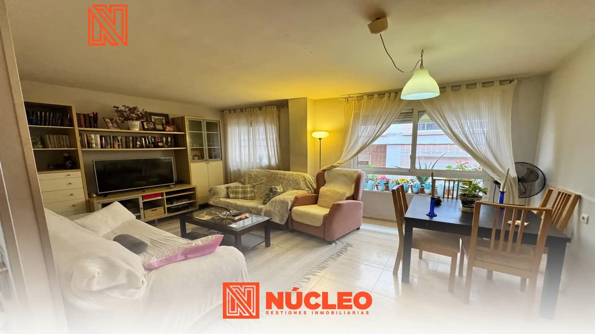 Sala de estar de Piso en venta en Murcia con Amueblado, Horno y Lavadora
