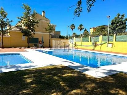 Swimming pool of Single-family semi-detached for sale in Málaga Capital  with Air Conditioner, Terrace and Balcony