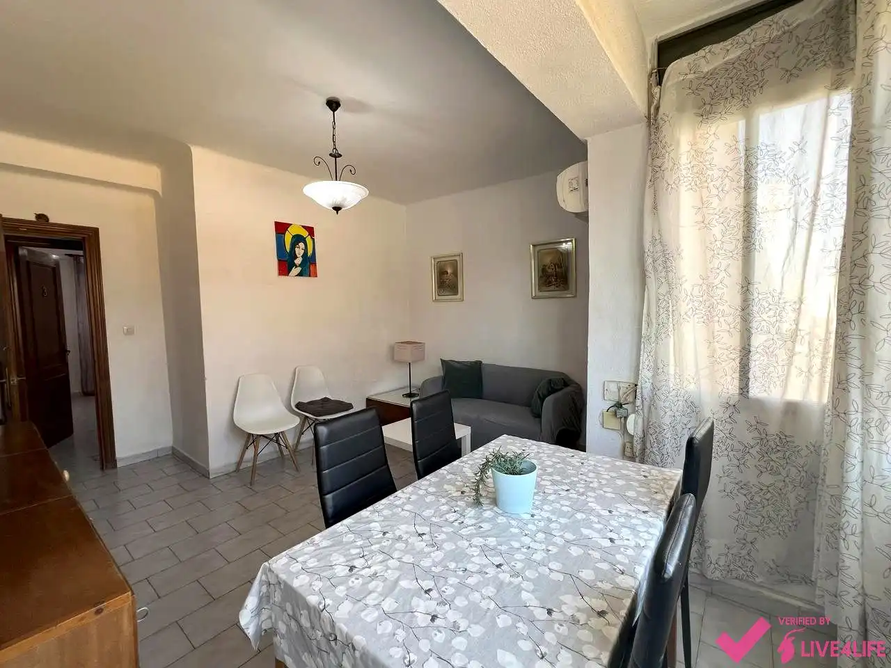 Dining room of Flat for share in Sevilla  with Air Conditioner, Heating and Furnished