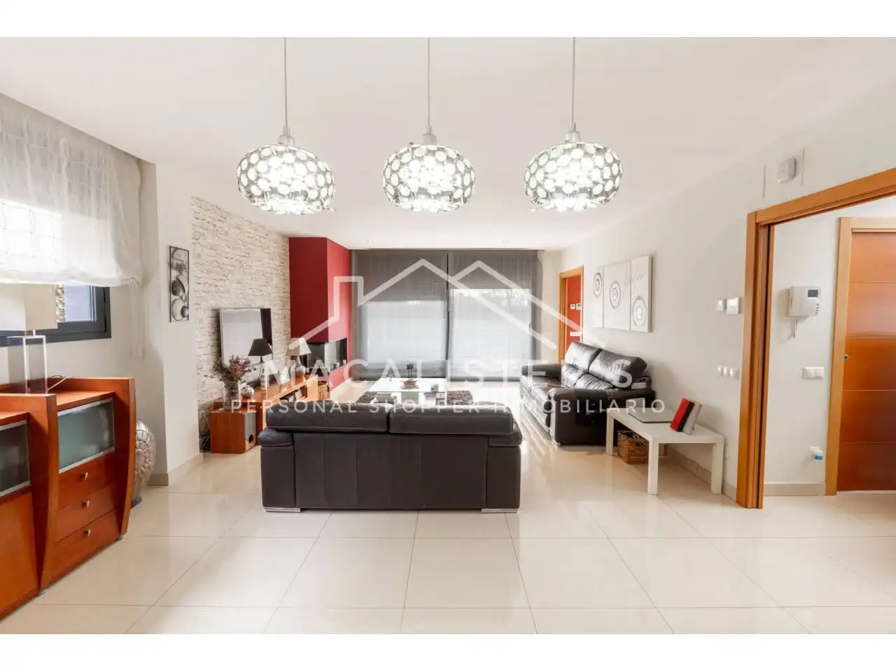 Sala de estar de Casa o chalet en venta en Teià con Aire acondicionado, Calefacción y Jardín privado