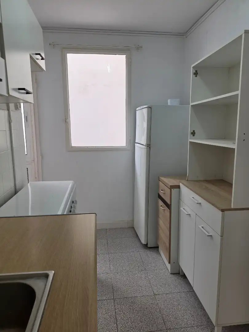 Cocina de Piso de alquiler en Málaga con Balcón