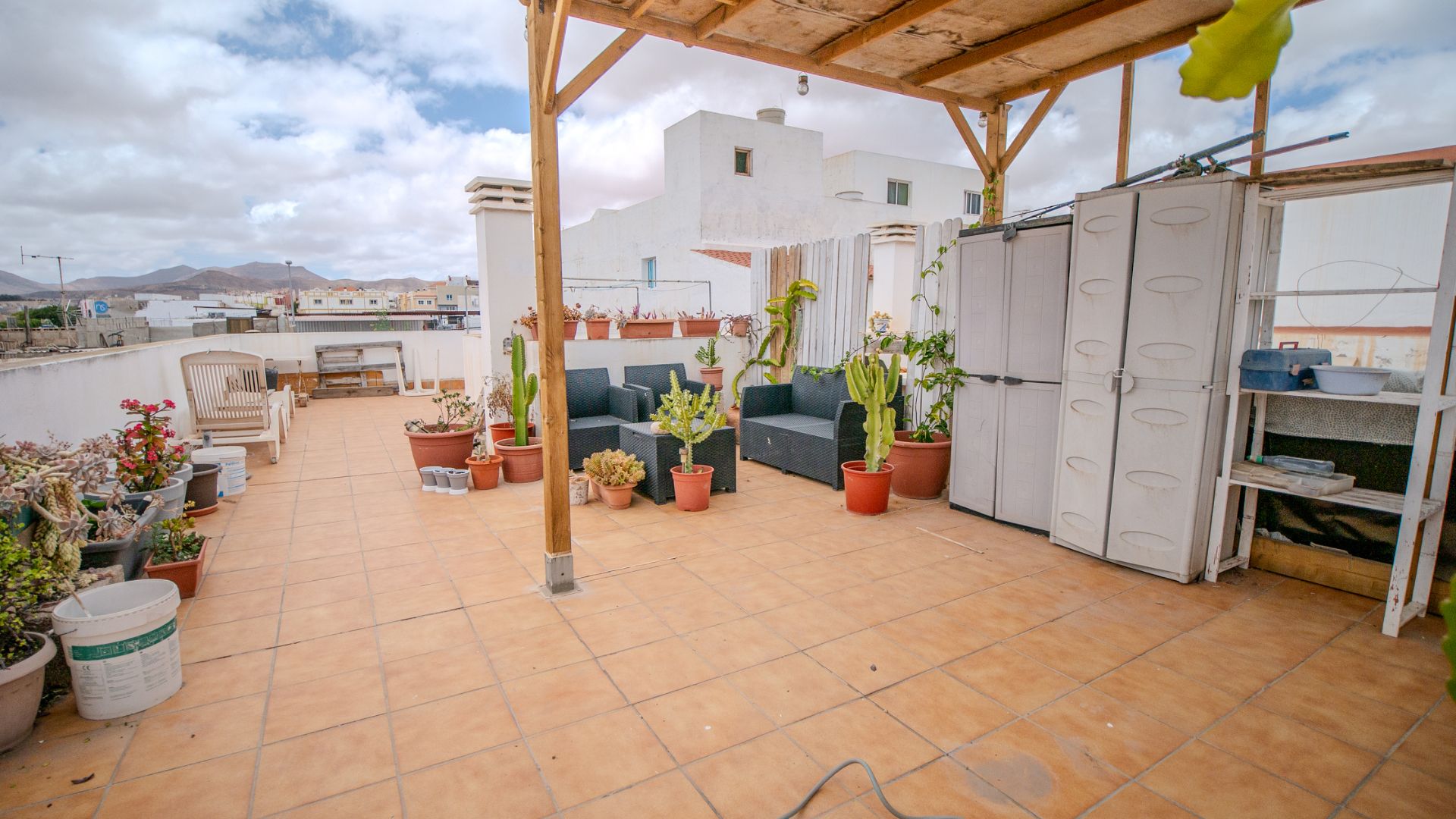 Terrace of Flat for sale in Puerto del Rosario  with Terrace, Furnished and Oven