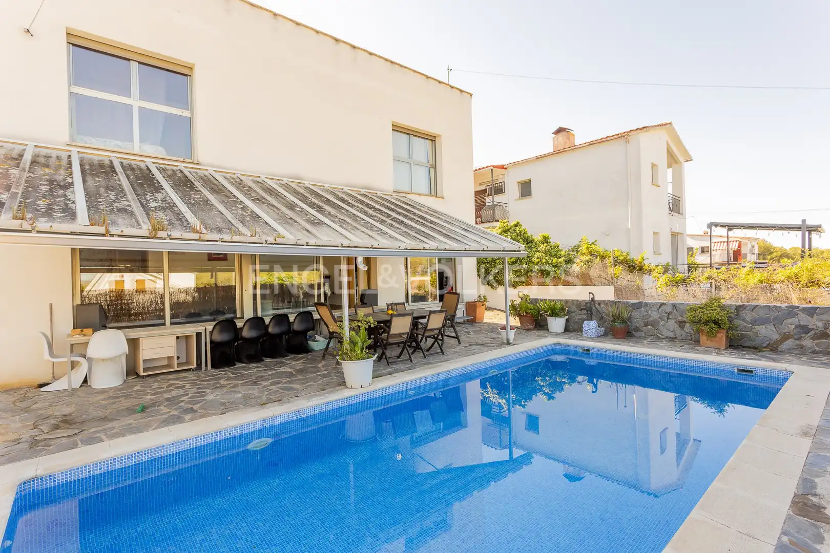 Swimming pool of Houses for sale in Calafell  with Air Conditioner, Heating and Private garden
