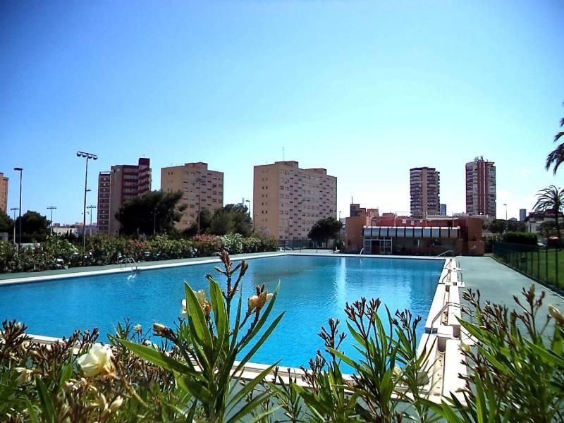 Swimming pool of Flat for sale in Benidorm  with Air Conditioner and Community pool