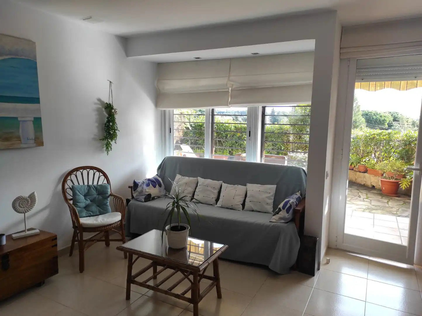 Sala d'estar de Apartament en venda en Tossa de Mar amb Jardí privat i Terrassa