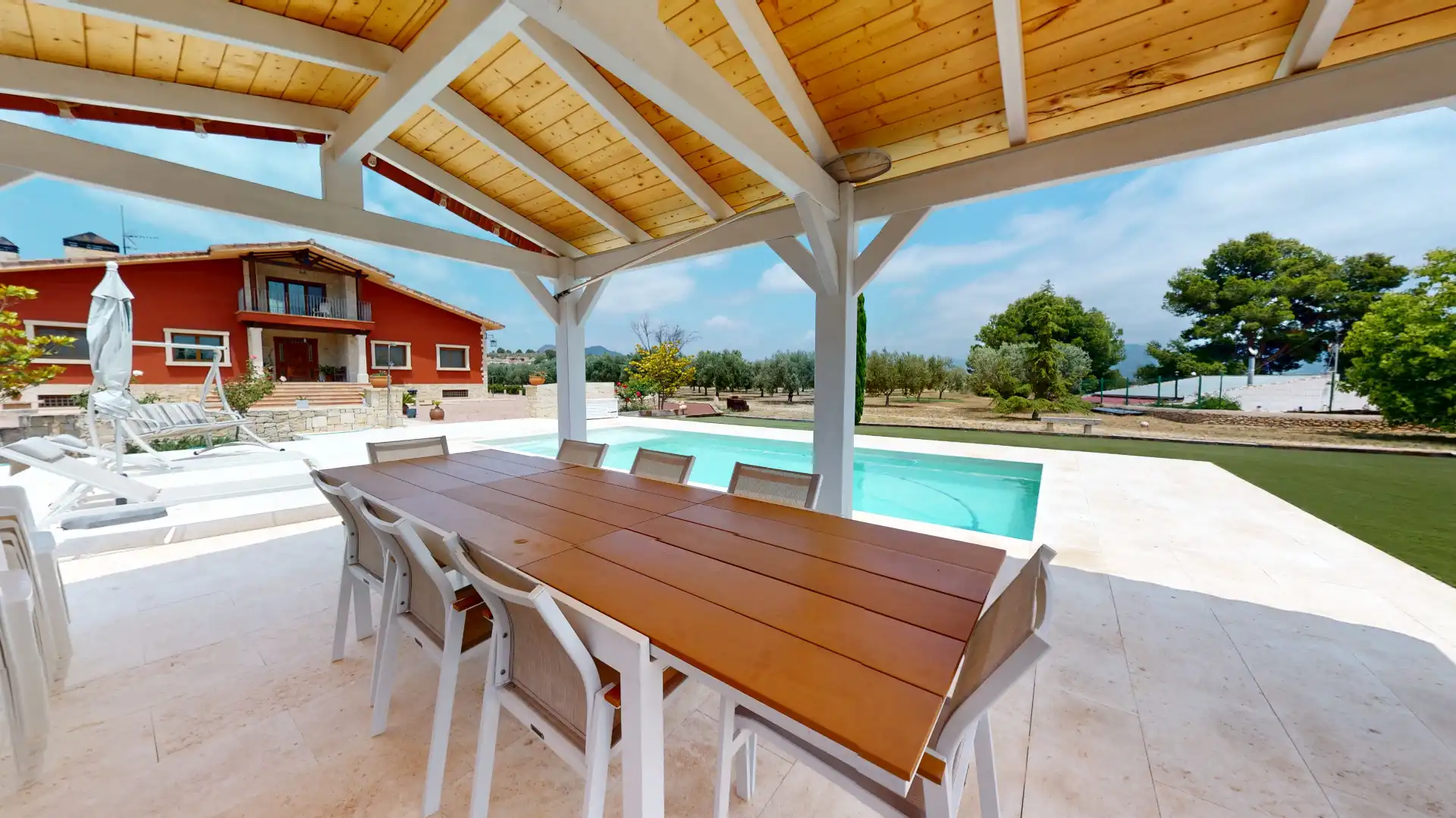 Terraza de Casa o chalet en venta en Monóvar  / Monòver con Aire acondicionado, Calefacción y Jardín privado