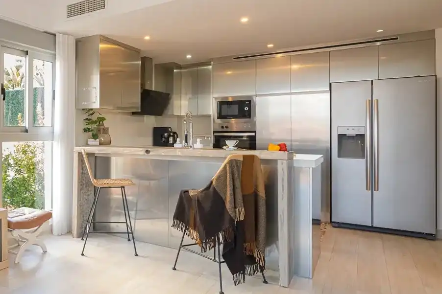 Cocina de Casa o chalet en venta en Finestrat con Aire acondicionado, Calefacción y Jardín privado