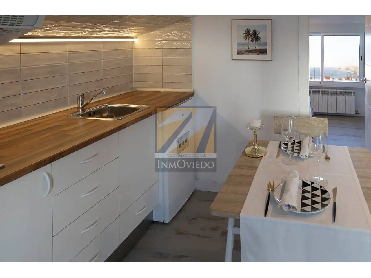 Kitchen of Attic for sale in Llanes  with Heating, Terrace and Furnished