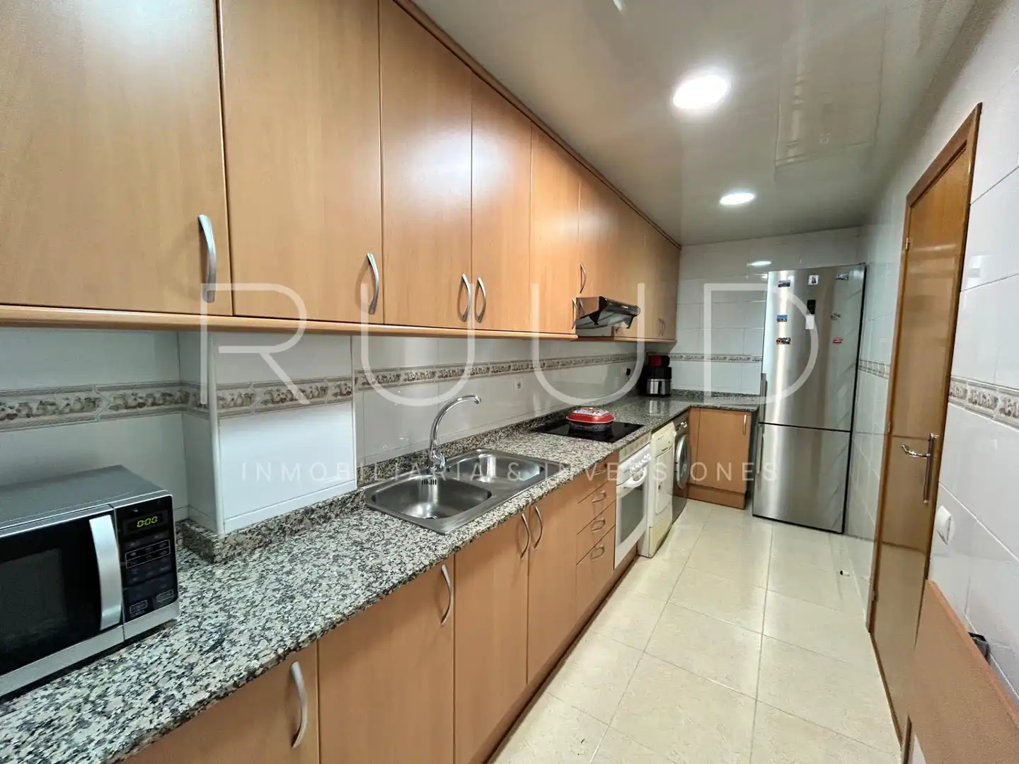 Kitchen of Flat for sale in Castelldefels  with Air Conditioner, Heating and Private garden