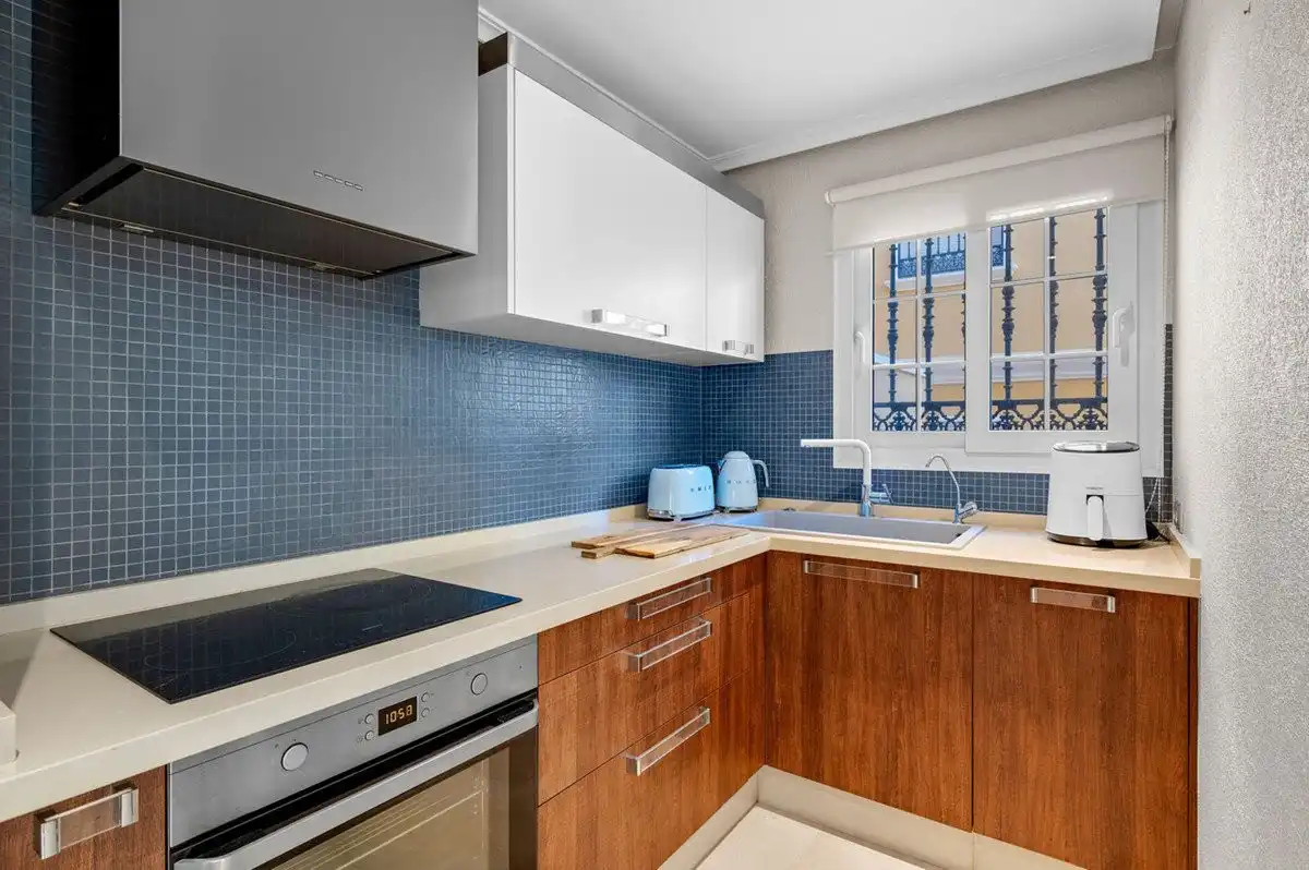 Cuina de Apartament en venda en Orihuela amb Aire condicionat, Jardí privat i Terrassa