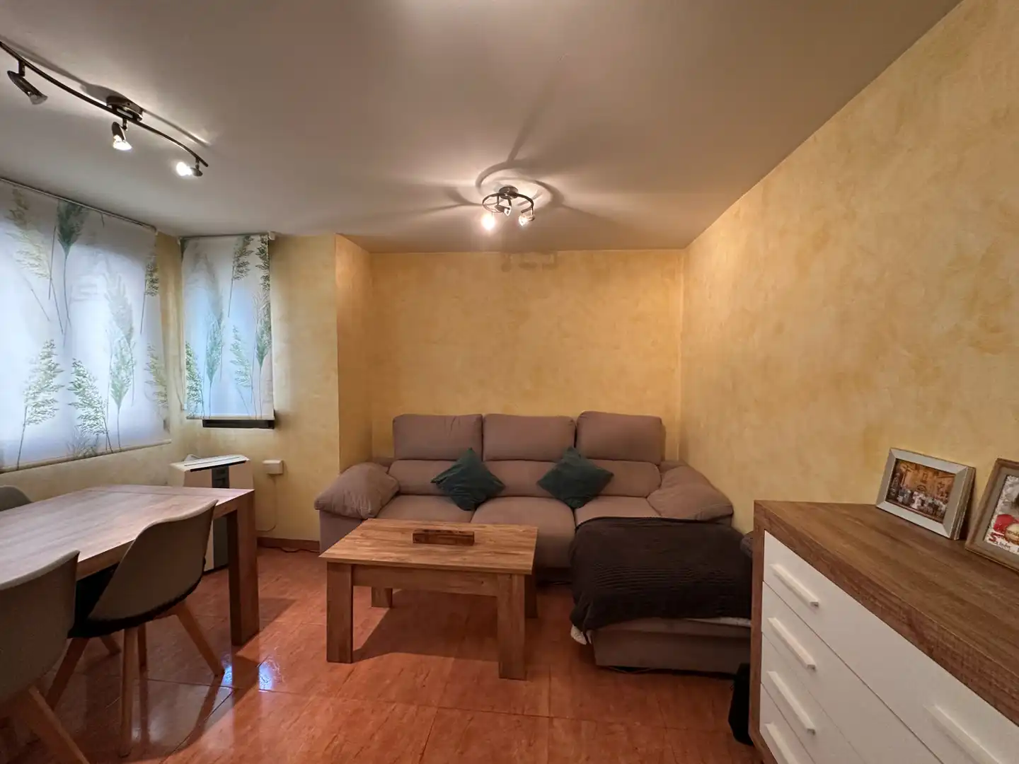 Sala de estar de Piso en venta en Castellón de la Plana / Castelló de la Plana con Amueblado