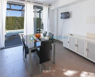 Dining room of Single-family semi-detached for sale in Oliva  with Air Conditioner, Terrace and Swimming Pool