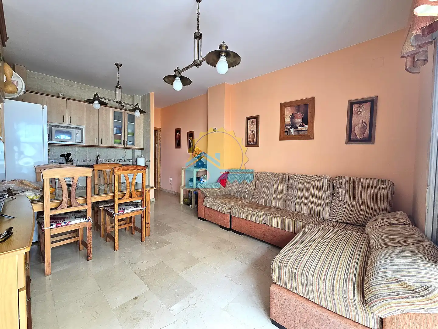 Living room of Flat for sale in Punta Umbría  with Terrace and Balcony