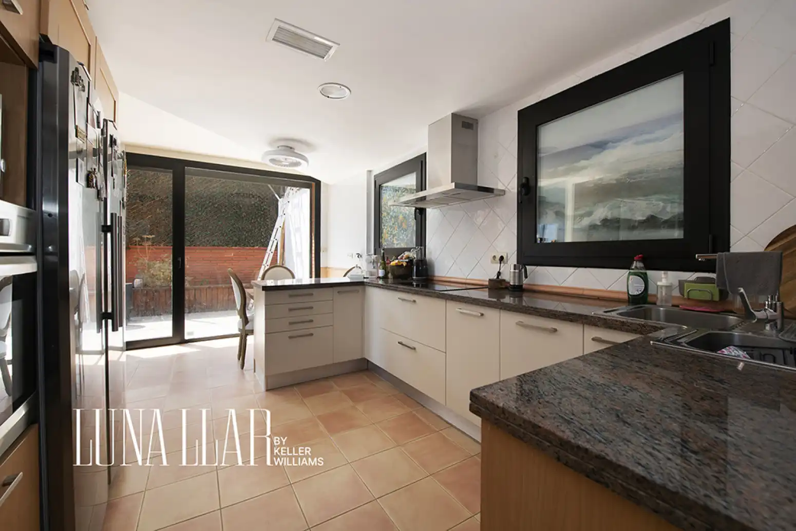 Küche von Haus oder Chalet zur Miete in Sitges mit Klimaanlage, Terrasse und Möbliert