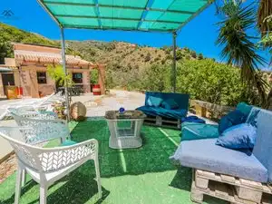 Terrace of Country homes for rent in Almuñécar  with Air Conditioner, Private garden and Terrace