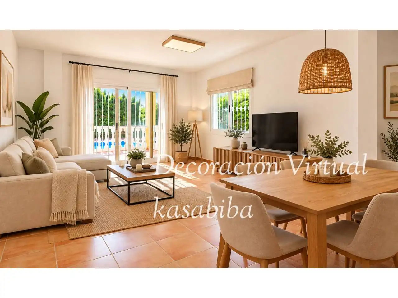Sala de estar de Casa o chalet en venta en Chiva con Jardín privado, Terraza y Piscina
