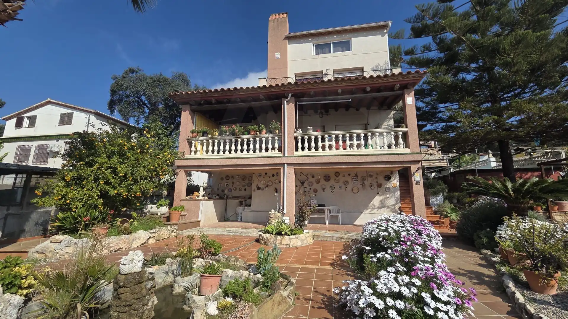 Exterior view of Houses for sale in Bellvei  with Terrace and Swimming Pool