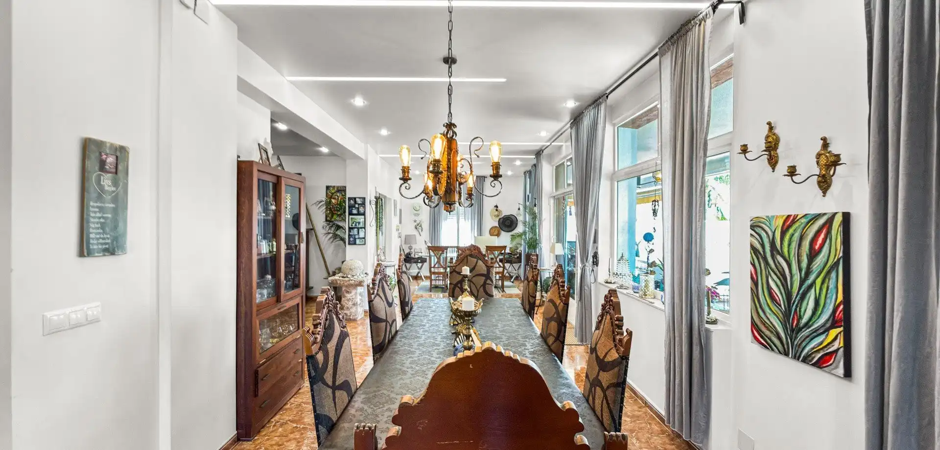 Dining room of Houses for sale in Rojales