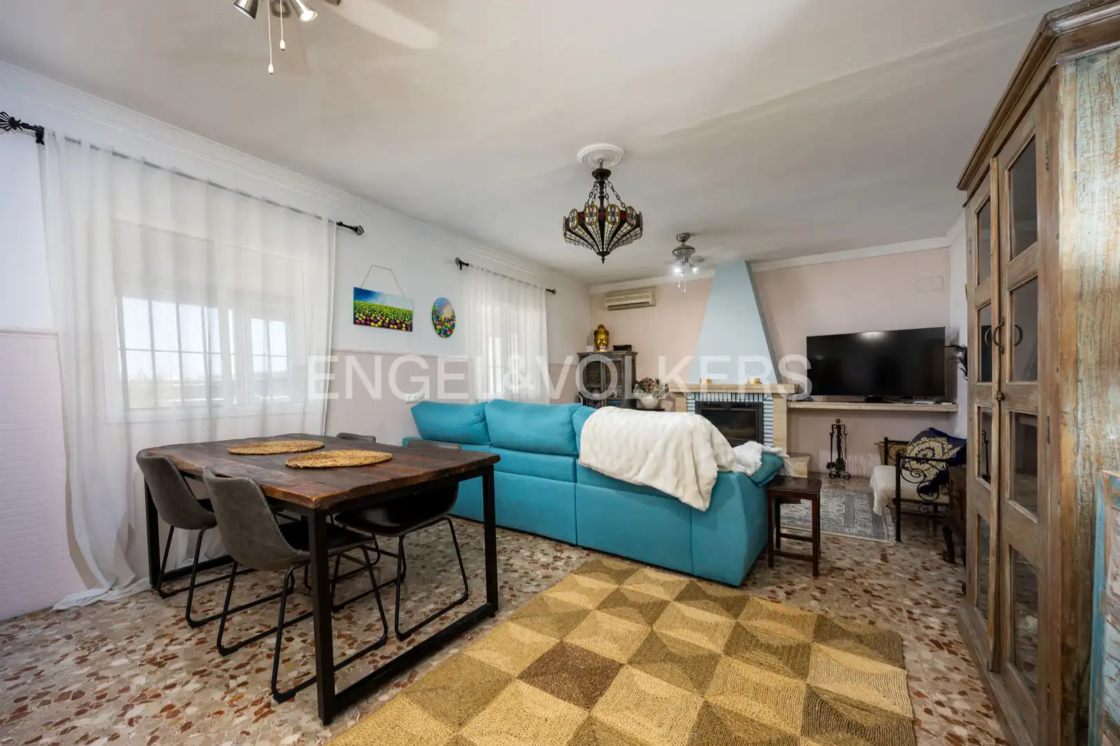 Sala de estar de Casa o chalet en venta en Chiclana de la Frontera con Aire acondicionado, Calefacción y Jardín privado