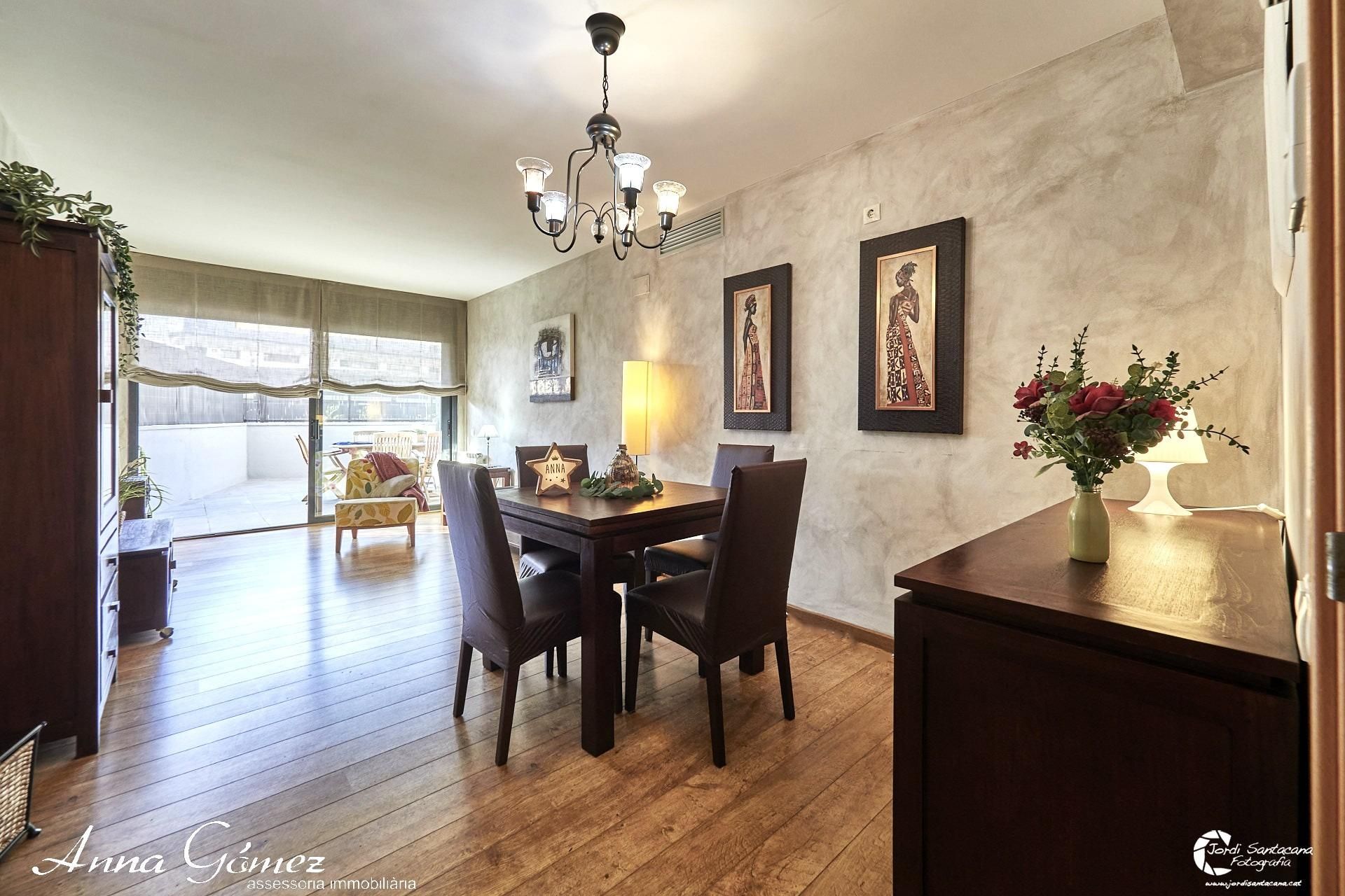 Dining room of Planta baja for sale in El Vendrell  with Heating, Parquet flooring and Terrace