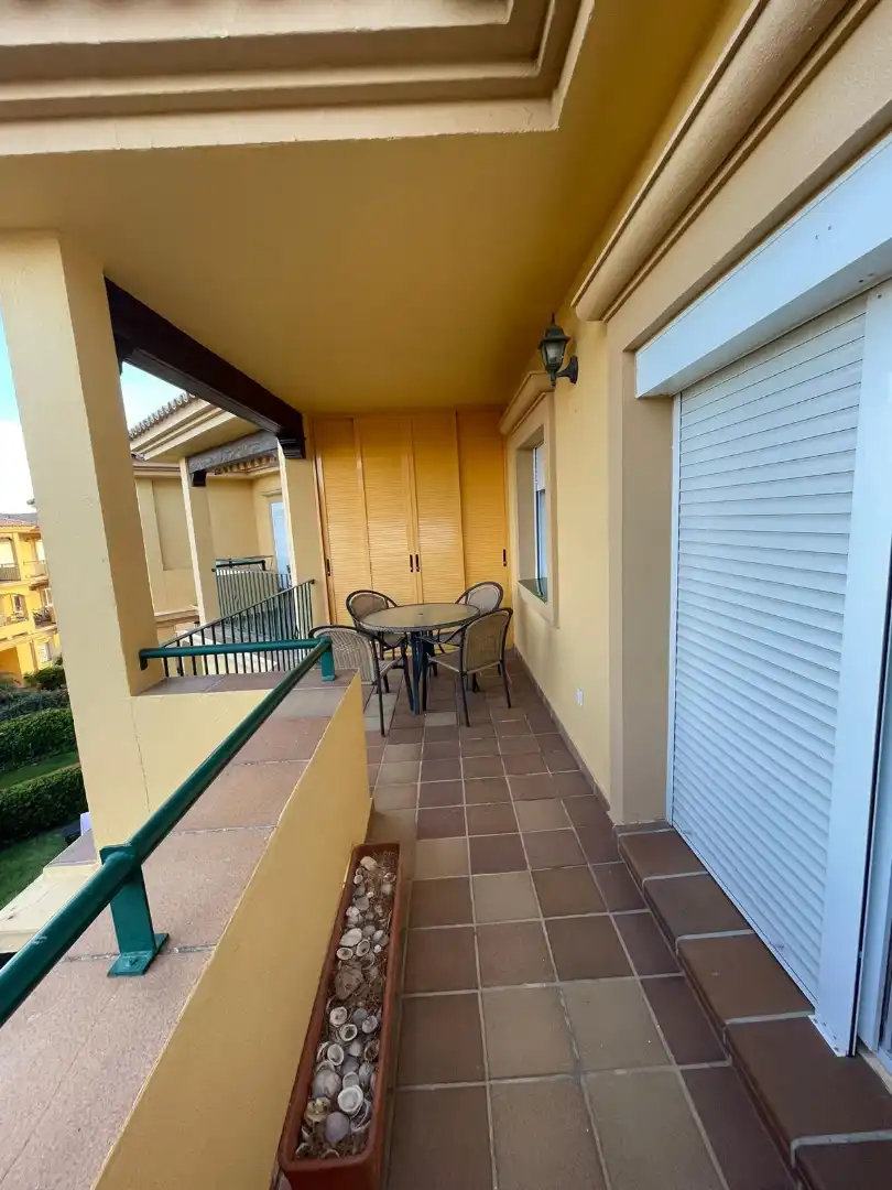 Balcony of Flat for rent in Chiclana de la Frontera  with Air Conditioner, Furnished and Oven