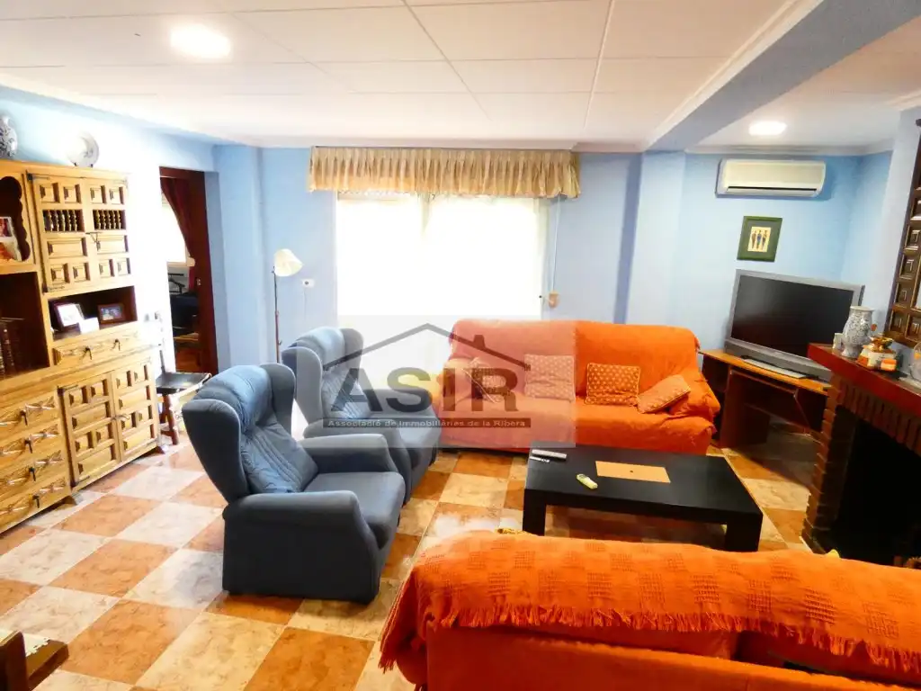 Sala de estar de Casa o chalet en venta en Alzira con Aire acondicionado, Jardín privado y Terraza