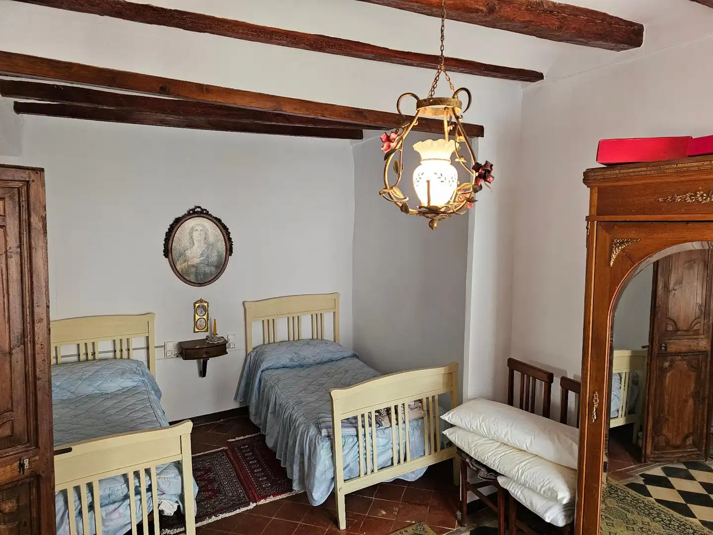 Schlafzimmer von Einfamilien-Reihenhaus zum Verkauf in Poboleda mit Terrasse, Abstellraum und Balkon