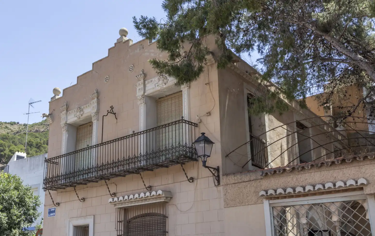 Vista exterior de Casa adosada en venda en Náquera amb Jardí privat i Piscina